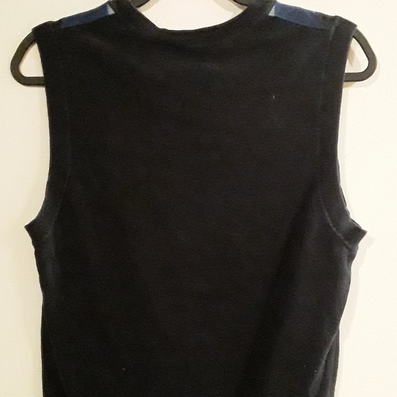 Liz Claiborne Axcess Unisex Plaid Vneck Vest - Picture 4 of 7